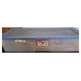 Rubbermaid Bin of Phillies Pennants