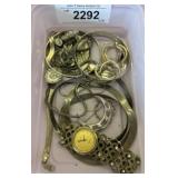 Costume Jewelry with Wristwatch