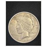 1922 US Peace Silver Dollar Coin
