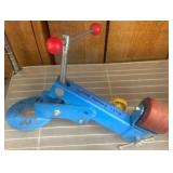 Blue Metal Auto Panel Roller Tool