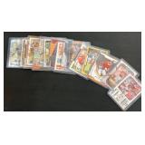 Football Cards in Protective Cases