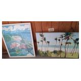 Two Landscape-Themed Art Prints, 36ï¿½24 Each