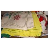 Vintage Textile Lot with Embroidery