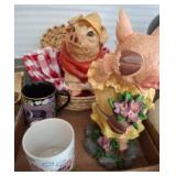 Pig Figurines and Novelty Mugs Collection