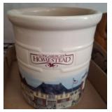 Longaberger Homestead Pottery Crock