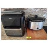 Countertop Air Fryer Oven and Hamilton Beach Crock