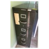 Peerless 3-Drawer Metal Filing Cabinet