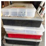 Hardware in Plastic Organizer Boxes