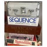 Board Games and Rummikub Set in Metal Case