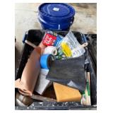 Tools, Supplies, and Paint in Totes