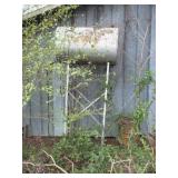 Metal Water Tank on Elevated Stand