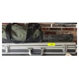 Outdoor Croquet and Bocce Sets with Cases