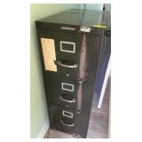 Peerless 3-Drawer Metal Filing Cabinet