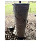 Metal Grain Aeration Tube with Insulation Wrap