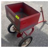 Cyclone Red Metal Push Seeder