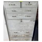 Metal Filing Cabinet with Multiple Drawers