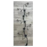 Wrought Iron Wall-Mounted Wine Rack