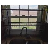 Over-Sink Metal Dish Drying Rack