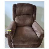Brown Recliner by England Inc. with Swivel Base