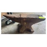 Cast Iron Anvil with Rounded Horn and Base
