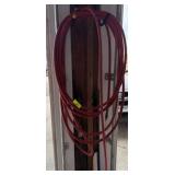 Red Rubber Air Hose with Metal Fittings