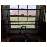 Over-Sink Metal Dish Drying Rack