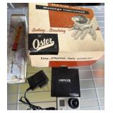 GoPro Hero3, Oster Massager, and Metal Detector