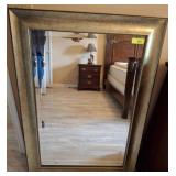 Framed Rectangular Wall Mirror, 31"ï¿½43"
