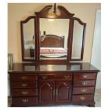 Sumter Cabinet Co. Dresser with Mirror, 70"ï¿½19"ï¿½86