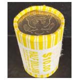 Roll of $10 Kennedy Half Dollars