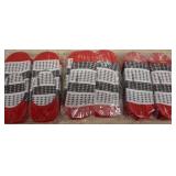 Pairs Red and White Non-Slip Socks