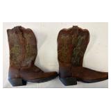 Justin Leather Western Boots, Size 7
