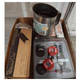 Lot With Kitchenware and Coca-Cola Keychains