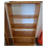 Wooden Bookshelf With Four Shelves