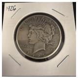 1926 Peace Silver Dollar Coin