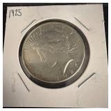 1925 U.S. Peace Silver Dollar Coin