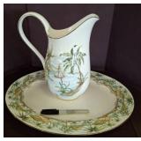 Lenox British Colonial Pitcher & Platter Set