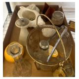 Decorative Glassware and Ceramic Items Assortment