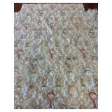 King Comforter with Blue and Floral Vase Design