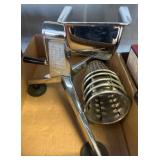 Metal Rotary Cheese Grater with Attachments