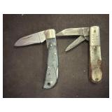 Two Vintage Case Folding Pocket Knives