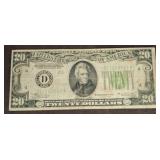 1934 Series $20 Federal Reserve Note