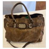 Michael Kors Textured Brown Handbag