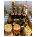 Vintage Soda Bottles and Cans