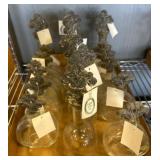 Decorative Glass Bottles with Metal Stoppers