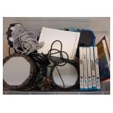 Nintendo Wii System with wii-u Games and wii Acces