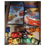 Disney Pixar Cars DVDs and Die-Cast Cars Lot