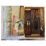 Cutco Knife Set with Cutting Board and Accessories