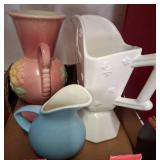 Ceramic Vases and Pitchers, Signed Bases