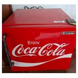 Coca-Cola Branded Mini Refrigerator, 18x21x17